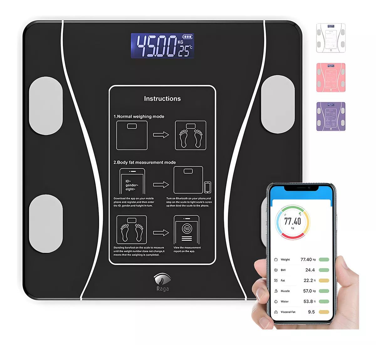 BASCULA Digital Bluetooth con App