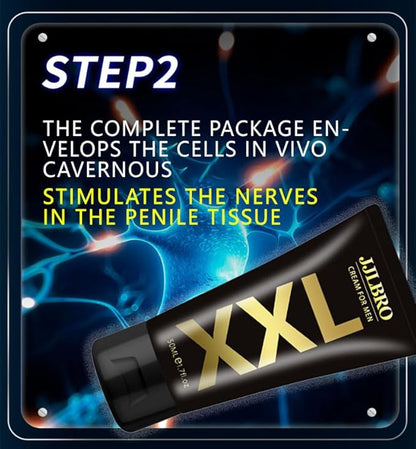 Gel XXL para hombres, crema para mayor grosor, tamaño y resistencia (2 Botes)
