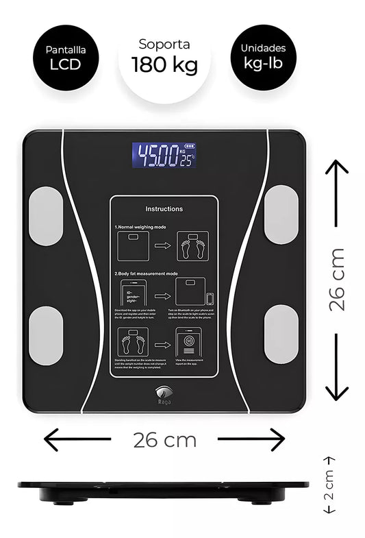 BASCULA Digital Bluetooth con App