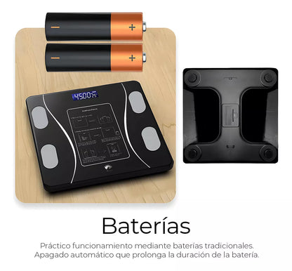 BASCULA Digital Bluetooth con App