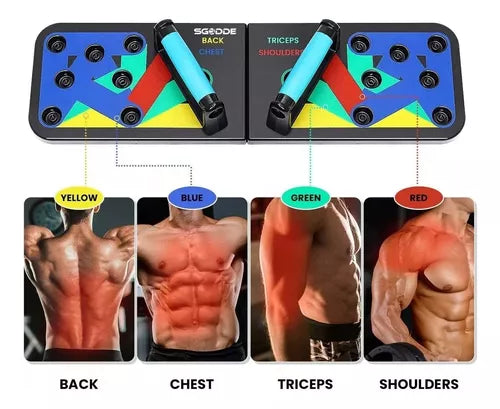 Tabla de Flexiones para Lagartijas PUSH UP