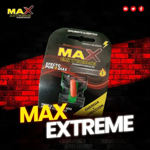 promocion Pack 15 Pastillas MAX EXTREME