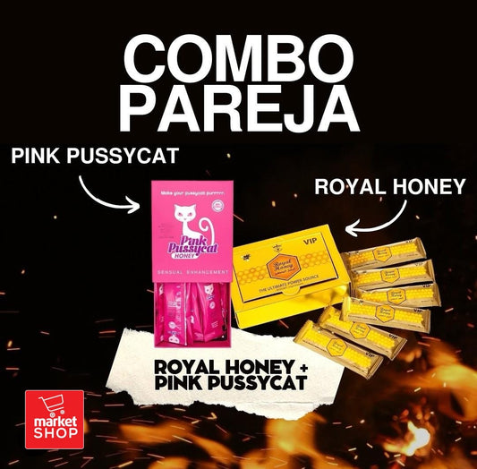 Combo Pareja Miel Afrodisiaca (Royal VIP y PussyCat)