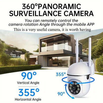 Cámara de seguridad inalámbrica panorámica de 360 grados